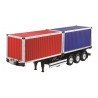 REMORQUE 2 CONTAINERS