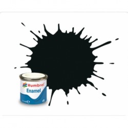 PEINTURE HUMBROL N°91 NOIR VERT MAT