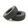 PAIRE DE PNEUS TOUT TERRAIN LARGES