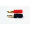 FICHE BANANE PLAQUEE OR 4MM