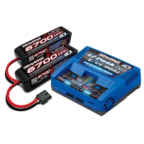 PACK CHARGEUR DOUBLE + 2 LIPO 4S