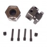 HEXAGONES DE ROUES HOBAO +4MM