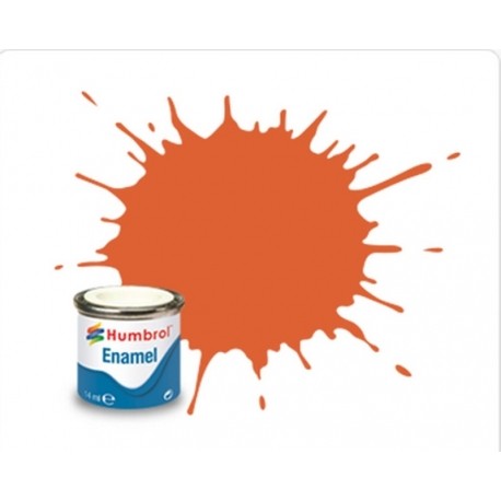 PEINTURE HUMBROL N°82 ORANGE MAT