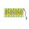 ACCU 9.6V 2500MAH FICHE JR