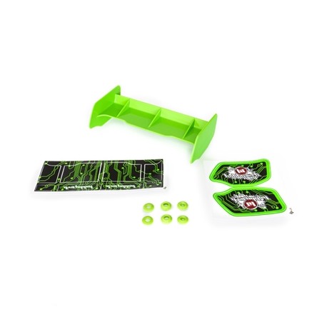 AILERON ABS POUR BUGGY 1/10 VERT