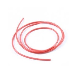 FIL SILICONE ROUGE 14AWG
