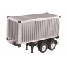 REMORQUE ET CONTAINER 20 PIEDS