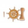 ROUE DE GOUVERNAIL BOIS 20mm