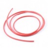 FIL SILICONE 12AWG ROUGE (1M)