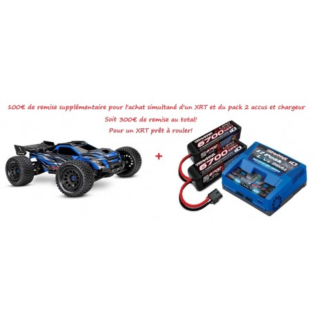 XRT 8S FD BLEU 2 ACCUS ET CHARGEUR