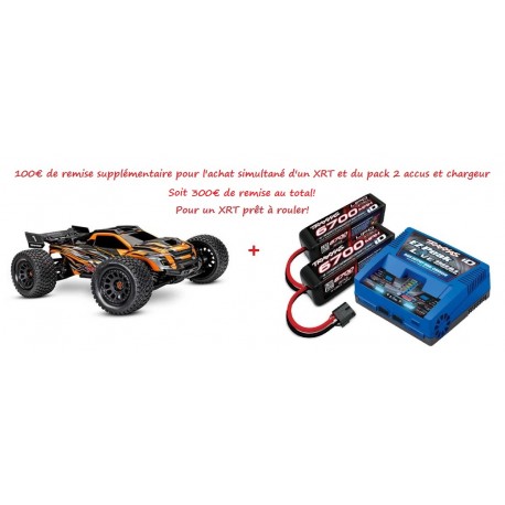 XRT 8S ORANGE 2 ACCUS ET CHARGEUR