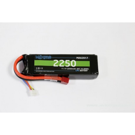 ACCU LIPO 11.1v  2250MAH 30C