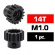 PIGNON 14 DENTS MODULE 1 AXE 5MM
