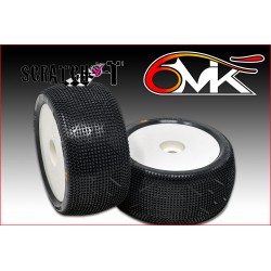 6MIK SCRATCH T BLEU JANTES BLANCHES
