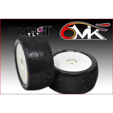 6MIK SCRATCH T BLEU JANTES BLANCHES
