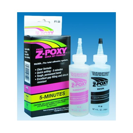 COLLE ZAP PT38 EPOXY 5MN  (237ml)