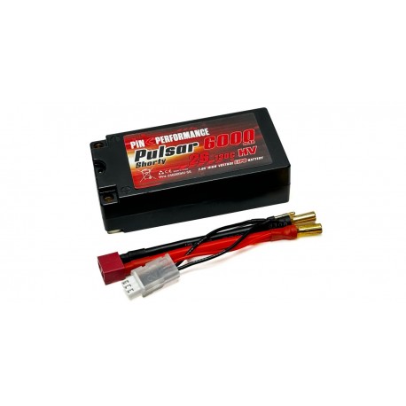 LIPO SHORTY HV 2S 7.6V 6000MAH 130C