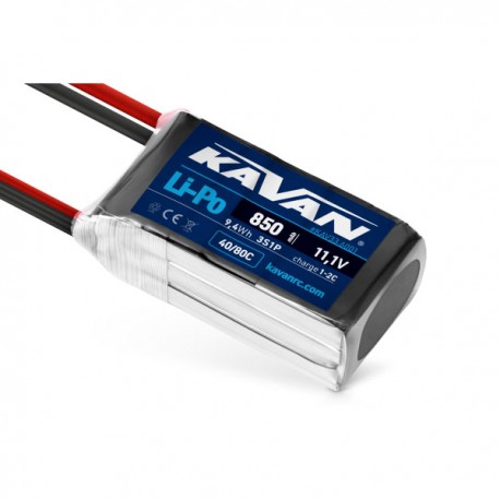 LIPO 3S 850MAH 40/80C