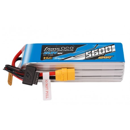 ACCU LIPO 6S 22.2V 5600MAH 80C HV