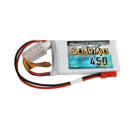 ACCU LIPO 2S 7.4V 450MAH 30C JST