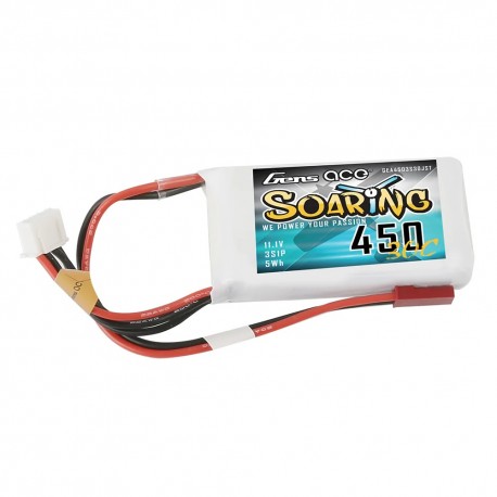 ACCU LIPO 3S 11.1V 450MAH 30C JST