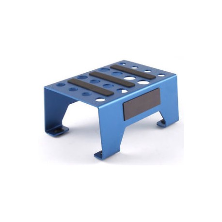 SUPPORT VOITURE ALUMINIUM BLEU