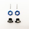 HEXAGONES DE ROUES BLEUS FTX DR8