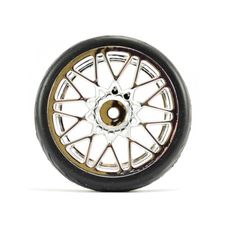 ROUES PISTE CHROMEES