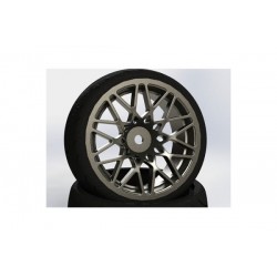 ROUES PISTE GUN METAL