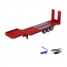 REMORQUE POUR HAULAGE TRUCK ROUGE
