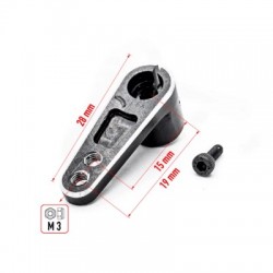 PALONNIER DE DIRECTION ALU NOIR 25T