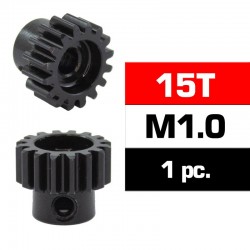 PIGNON 15 DENTS MODUL 1 AXE 5MM