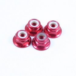 ECROU FREIN M4 ROUGE (4)