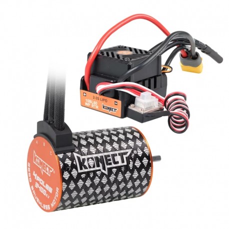 COMBO BRUSHLESS 60A MOTEUR 3400KV