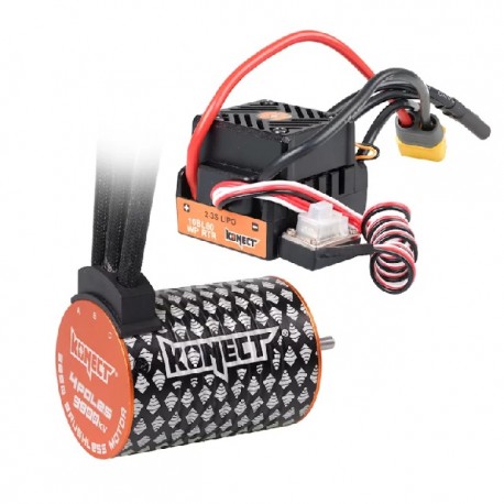 COMBO BRUSHLESS 60A MOTEUR 3800KV