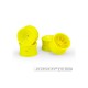 JANTES ARRIERE JAUNES JC MONO RC10
