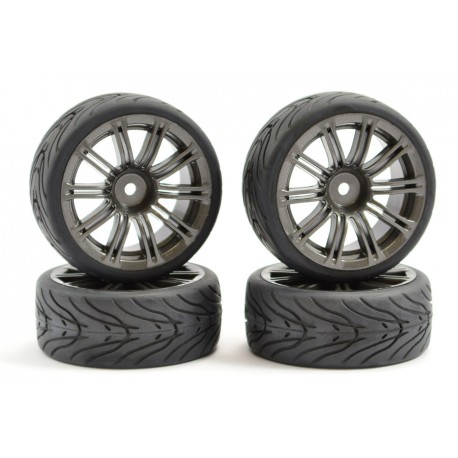 ROUES PISTE GUN METAL 10 BRANCHES