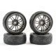 ROUES PISTE GUN METAL
