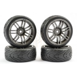 ROUES PISTE GUN METAL