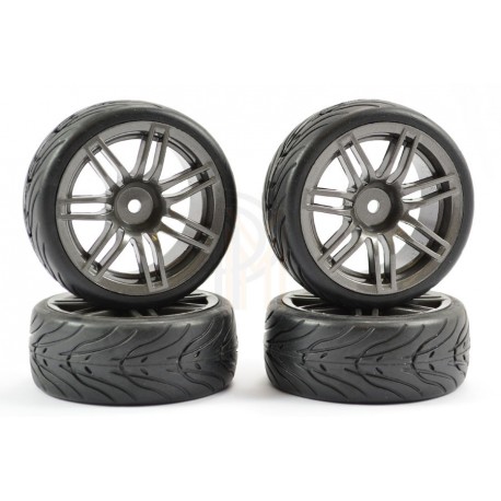 ROUES PISTE GUN METAL