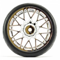 ROUES PISTE CHROMEES