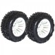 ROUES CARNAGE BLANCHES