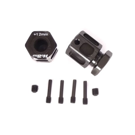 HEXAGONES DE ROUES HOBAO +12MM