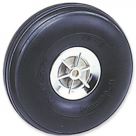 ROUES SUPER LEGERES CHROMEES 50MM