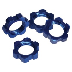 ECROUS DE ROUES ALU BLEU 17MM