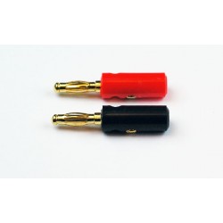 FICHE BANANE PLAQUEE OR 4MM