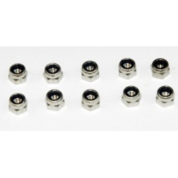 ECROUS NYLSTOP INOX M2.5