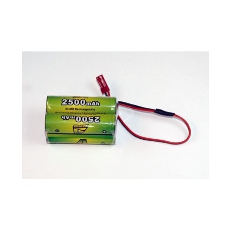 PACK 4.8V RX 2500MAH BEC