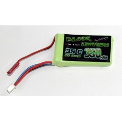 LIPO 350MAH 7.4V 35C BLACK LITHIUM 