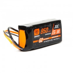 LIPO 850MAH 3S 30C SMART IC2